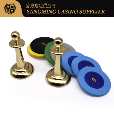 Manufacture'S New Customized Casino-Grade Gold Electroplated Roulette Betting Markers - Iron Metal