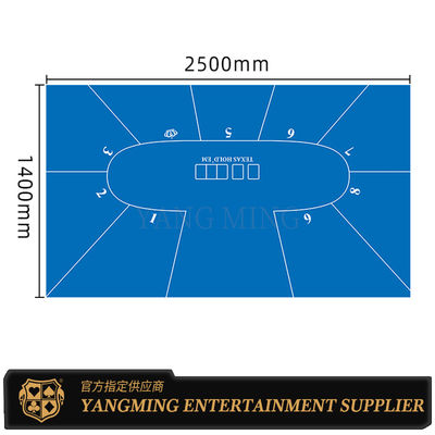 Quality Factory Supply Tablecloth Texas Hold'Em 9 Player Waterproof Game Tablecloth Design Customized factory
