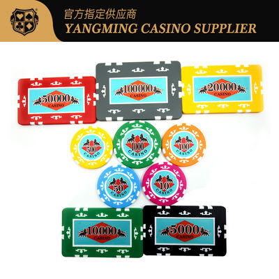 Qualität Komplettes 760 Stück Clay Chips Texas Hold'Em Poker Tischspiel Chips Set Fabrik