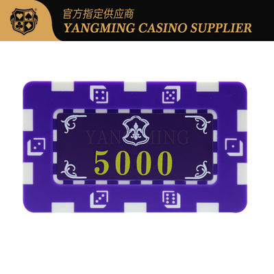 Kwaliteit Nieuwe Upgrade Speciale Klei IJzeren Kern ABS Casino Chip Set Met Doos Voor Schaakkamer fabriek