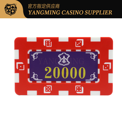 New Upgrade Special Clay Iron Core ABS Casino Chip Set With Box For Chess Room