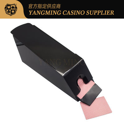 품질 카드놀이를 하는 6-8 갑판 88*63mm은 카지노 바카라 포커 테이블 카드 카드 섞는 사람 높은 피트에게 구두를 신깁니다 공장