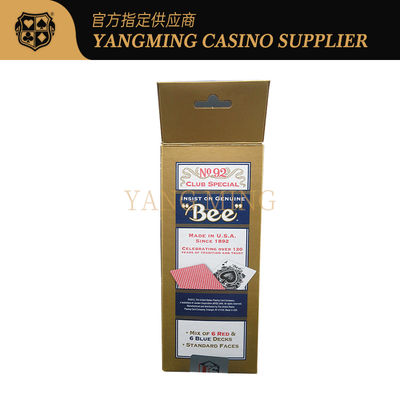 Qualità Carte da poker Casino 310g Bee, importate dall'America, con anima nera, carte da Baccarat per giochi da casinò fabbrica