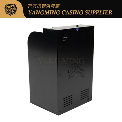 গুণ ক্যাসিনো খেলার জন্য কালো ধাতব লোহার তৈরি সম্পূর্ণ স্বয়ংক্রিয় ৮-ডেক টেক্সাস হোল্ড'এম শাফলার কারখানা