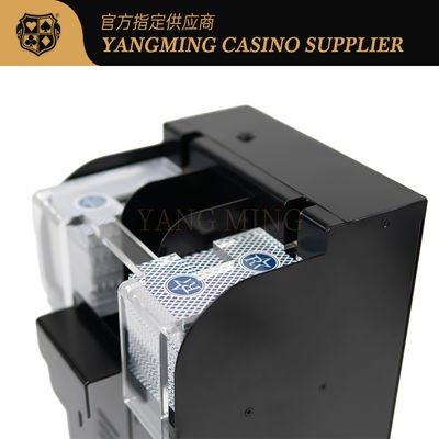 Ποιότητα Διεθνής Ολο αυτόματο 8-Deck Texas Hold'Em Shuffler κατασκευασμένο από μαύρο μέταλλο σίδηρο για το παιχνίδι του καζίνο εργοστάσιο