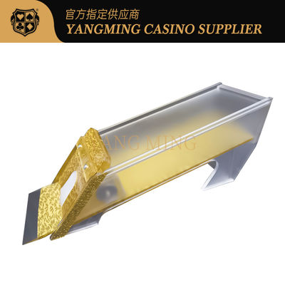 Kwaliteit Goud 8 decks poker dealer slijpen Baccarat Dragon Tiger tafelspel voor casinospel fabriek