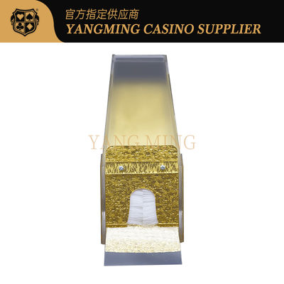 Kwaliteit Goud 8 decks poker dealer slijpen Baccarat Dragon Tiger tafelspel voor casinospel fabriek