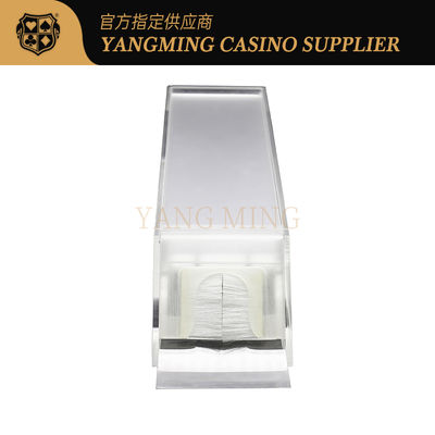 Kalite 8 Takım Akrilik Casino Poker Krupiye Buzlu Tasarım Özelleştirilebilir fabrika