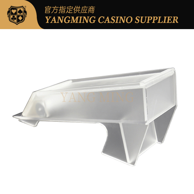 8 Sets Of Customizable Acrylic Casino Poker Dealers Frosted Design For Casino Game