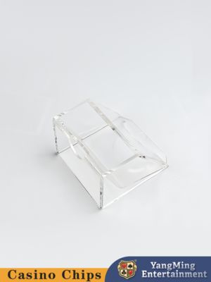 คุณภาพ 2 ชุดโต๊ะเสื้อแจ็กเก็ตพลาสติกสีดำอะคริลิคใสตัวแทนจำหน่ายมืออาชีพ Shuffler โรงงาน