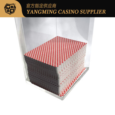 Kualitas 6 Decks Clear Poker Buang Pemegang Untuk Hiburan Memotong Halus pabrik