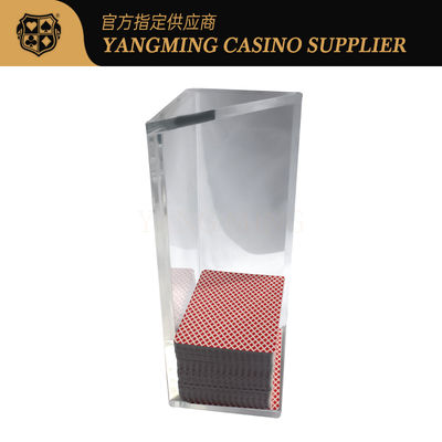 Kualitas 6 Decks Clear Poker Buang Pemegang Untuk Hiburan Memotong Halus pabrik