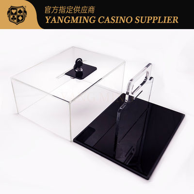Chất lượng Kim loại sắt + Khóa acrylic Poker Chip Case Full Baccarat Bảng trò chơi nhà máy