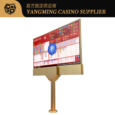 Quality 32 Inch Customized Baccarat Poker Table Double-Sided High-Definition Display factory