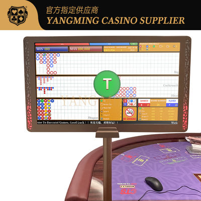 Quality International Thick 27-inch Dual Sided Monitor With Lights For Casino Poker Games factory