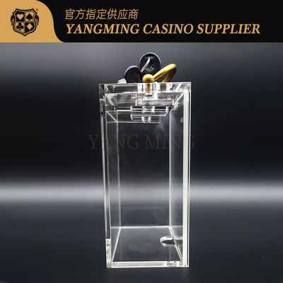 Quality 6 Deck Baccarat Poker Table High Transparent Acrylic 171*100*80mm factory