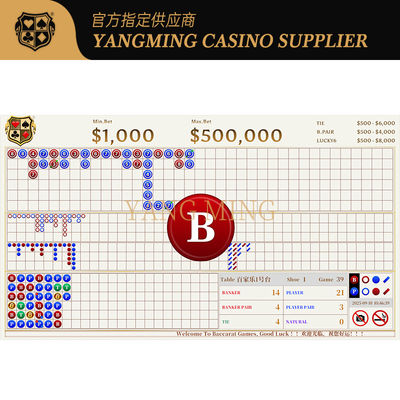 Quality Custom Design Baccarat Big Road Roadmap System For Casino Poker Applications factory