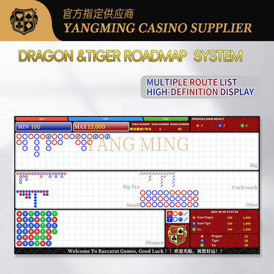Casino Standard Baccarat Roadmap System Dragon Tiger Game Chinese English Switching