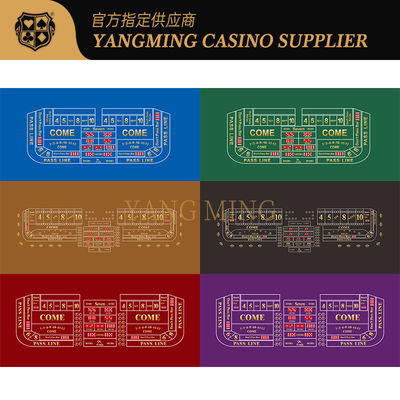 Quality Original Design Sic Bo Casino Game Printed Poker Table Waterproof Layout factory