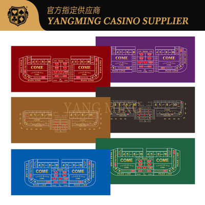 คุณภาพ Original Sic Bo Layout Printed on Waterproof Poker Table Cloth For Casino Poker Game โรงงาน