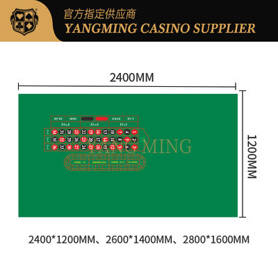 Jakość Casino Layout Roulette Table Waterproof Tablecloth Can Be Customized Design fabryka