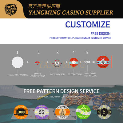 Quality High-End Acrylic Poker Chips – Fully Customizable Casino Supplies For Casino Game factory