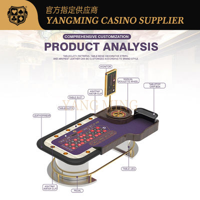 Qualität Customizable Roulette Table – Premium Casino-Grade Gaming Table For Sale Fabrik