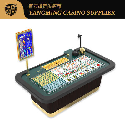 গুণ Luxury Custom Sic Bo Table – Professional Casino-Grade Gaming Table For Sale কারখানা