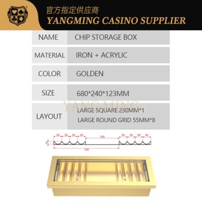 Quality Customizable Metal Chip Tray – High-Quality Casino Chip Storage Tray For Casino Game factory