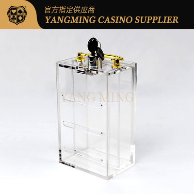 Acrylic Factory Full Transparent 8 Decks Cards Carrier Casino Game Accessories Dealers Card Holder Playing Cards