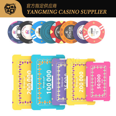 High Quality Casino Baccarat Ceramic Poker Chips Can Support Customization