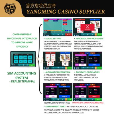 Kualitas Meja Gaming Casinos Profesional dengan Teknologi RFID Terintegrasi pabrik