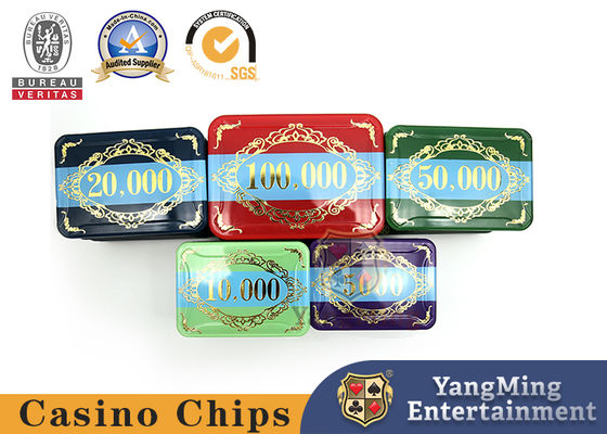 Qualité Les jetons de poker en plastique de casino d'économie ont placé 760 PCs avec le cas en aluminium usine