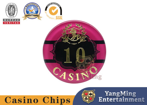 Acrylic Casino Style Poker Chips Tough And Durable With ABS New Material