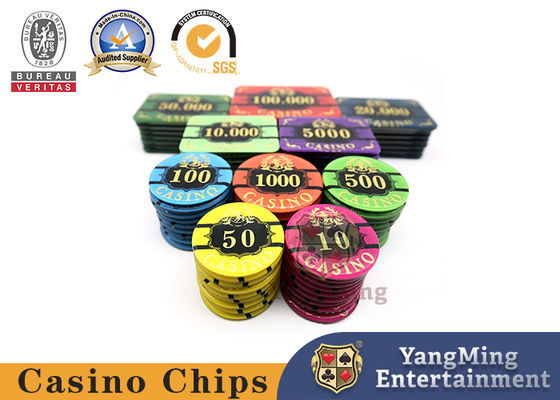 Qualità Nuovo materiale del casinò di stile della mazza dell'ABS acrilico di Chips Tough And Durable With fabbrica