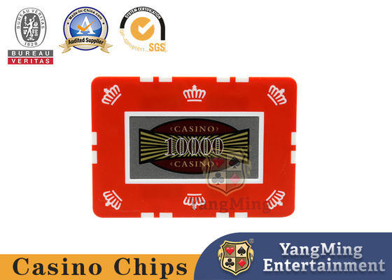 Ποιότητα Χαρτοπαικτική λέσχη Chipset αργίλου κορωνών RFID με UV αντι - πλαστή περίπτωση αργιλίου εργοστάσιο
