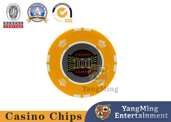 Ποιότητα Χαρτοπαικτική λέσχη Chipset αργίλου κορωνών RFID με UV αντι - πλαστή περίπτωση αργιλίου εργοστάσιο