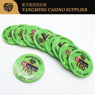 Qualità Chips per il gioco d'azzardo RFID ABS, Chips per il poker con numero di sicurezza di Monte Carlo fabbrica