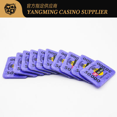 Jakość ABS RFID żetony do hazardu, Monte Carlo Blackjack Poker żetony z numerem bezpieczeństwa do użycia w kasynie fabryka