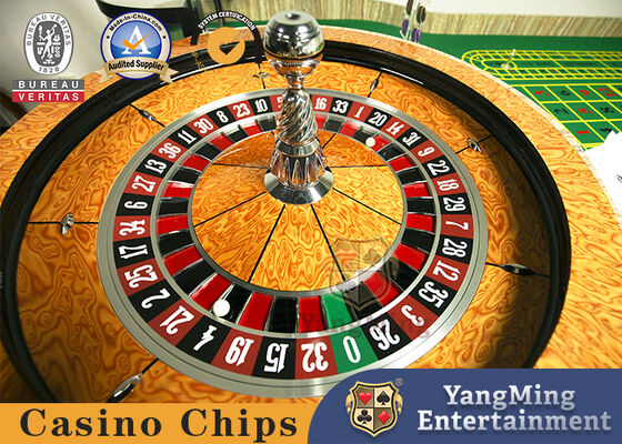 International Certification Standards Gambling Club Roulette Table 82CM Diameter Wheel Imported Solid Wood Wheel