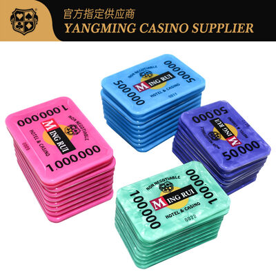 Lasvegas  RFID Poker Chips Set Clay Casino Stickers Security Number For Gambling Competition
