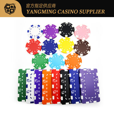 Jakość Niestandardowy wydrukowany projekt / żetony pokerowe gry kasynowe żetony keramiczne fabryka