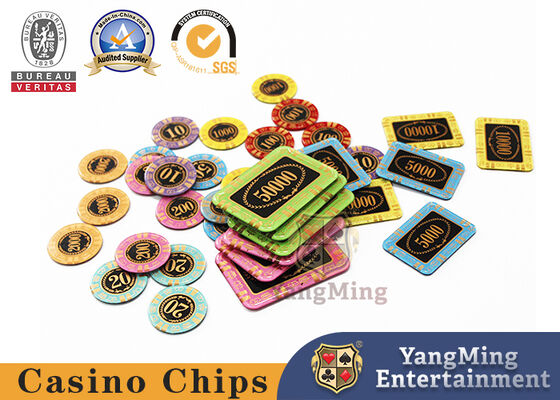 Qualità Gettoni da poker di cristallo a forma di gettoni da casinò possono essere personalizzati per il poker club fabbrica