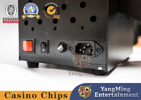 Kalite Macau Kulübü Siyah Demir Yarı-Otomatik Poker Parçalayıcı Casino Iskambil Kartları Papper İşlevli Kesici fabrika