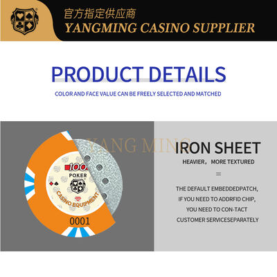 Kalite Özel Seçeneklerle Nylon Casino Çipleri Güçlü ve Güvenilir Oyun Fişleri fabrika