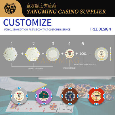 Kalite Özel Seçeneklerle Nylon Casino Çipleri Güçlü ve Güvenilir Oyun Fişleri fabrika