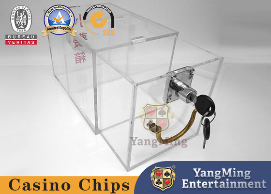 Ποιότητα Οι ακρυλικές σαφείς κάρτες κιβωτίων/παιχνιδιού ασφάλειας απορρίπτουν τον κάτοχο με την κλειδαριά και το κλειδί εργοστάσιο