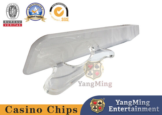 Jakość Texas Poker Table Shovel Industry Standard Plastikowa przezroczysta rączka Karty do gry Gotówka Dostosowana łopata fabryka