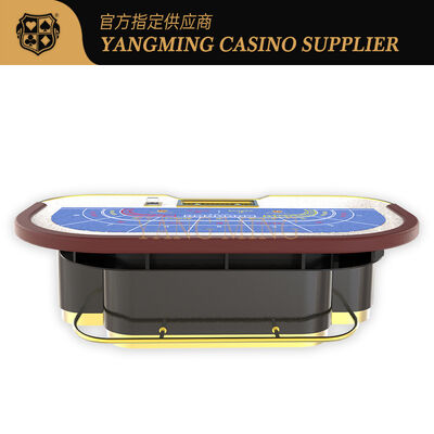 Qualität Luxuriöser Pokertisch aus massivem Holz – High-End-Baccarat-Spieltisch Fabrik