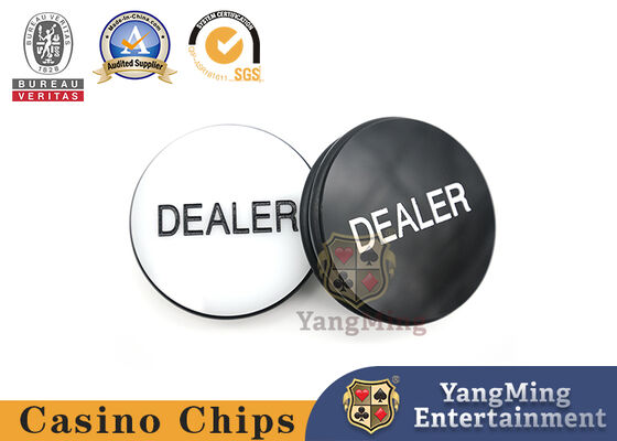 Qualität Texas Poker Club Händler Marke BIG SMALL Skulptur Poker Button Neue umweltfreundliche Acryl Fabrik Custom Fabrik